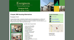 Desktop Screenshot of evergreenknollduluth.com